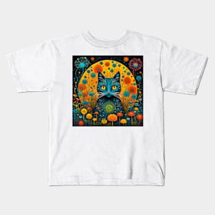 Cosmic Cats - Surreal Graphic Kids T-Shirt